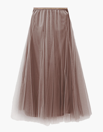 Mink Tulle Skirt