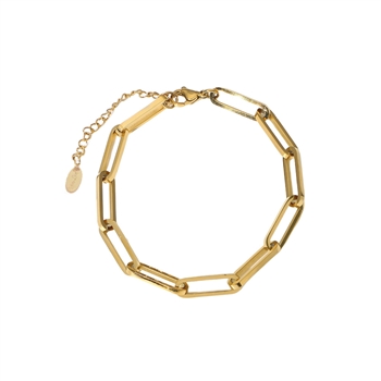 The Sky - Gold  Chain link bracelet, Gold plated chains, Link